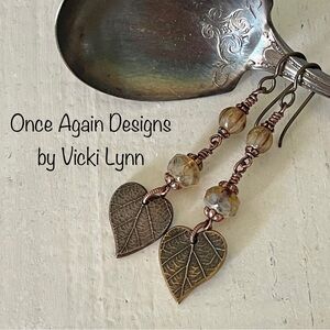 Artisan Earrings - “Spoonful of Honey” Dangles